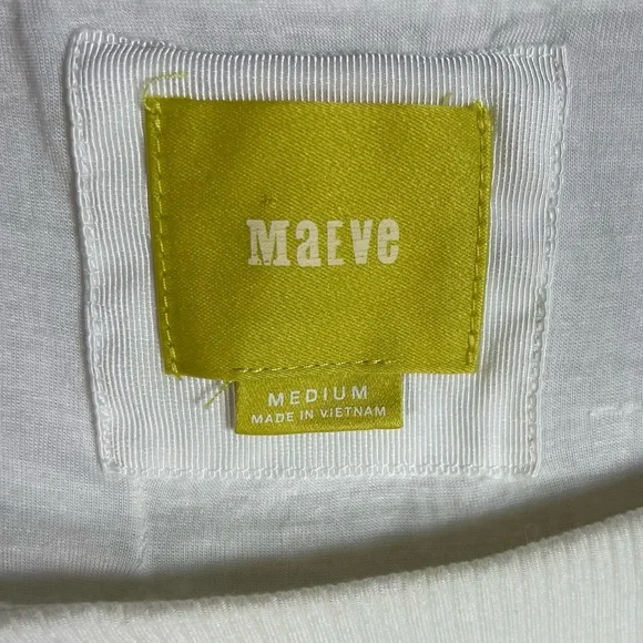 Anthropologie Dress Womens Medium Maeve Cameroon ColorBlock Rib Asymmetrical Hem - Picture 5 of 7